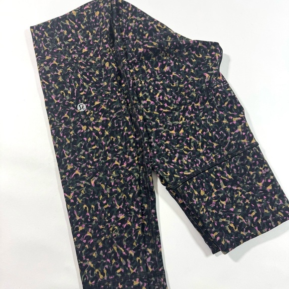 Lululemon Wunder Train High Rise Tight 28” Fluctuate Micro Pink Multi - Picture 1 of 10